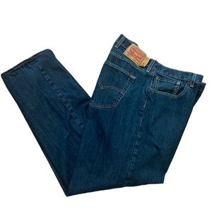 Men’s Levi’s 501 Very Dark Blue Rinse Excellent Like New Condition Size 44x30